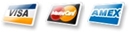 AFD accepts Visa, Mastercard and Amex for orders placed online